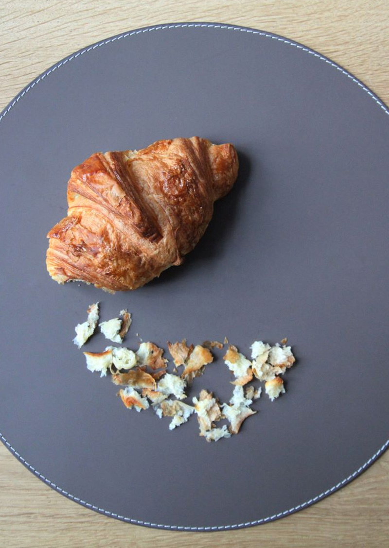 Round Leather Placemat