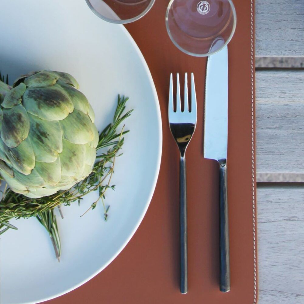 Square Leather Placemat
